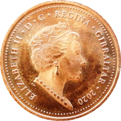 1 Penny - Elizabeth II Commonwealth Park front