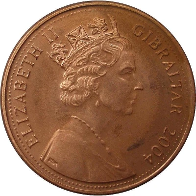 1 Penny - Elizabeth II Occupation front