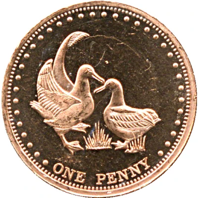 1 Penny - Elizabeth II back