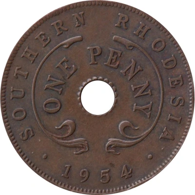 1 Penny - Elizabeth II back