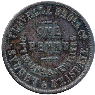 1 Penny - Flavelle Bros and Co - Opticians & Jewellers Sydney and Brisbane; New South Wales ND front