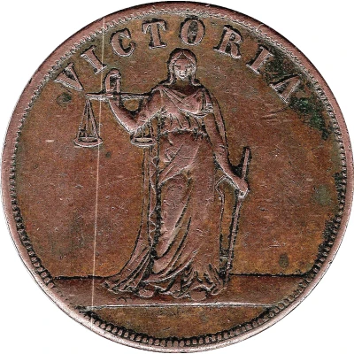 1 Penny - Geo. Petty Melbourne; Victoria ND back