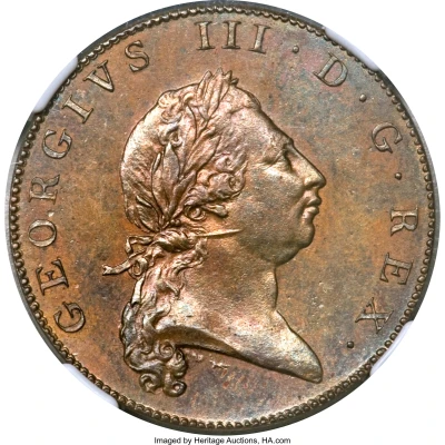 1 Penny - George III front