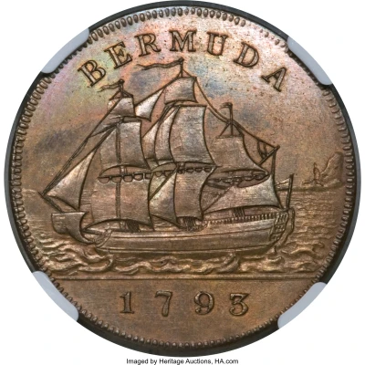 1 Penny - George III back