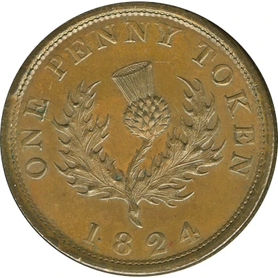 1 Penny - George IV back