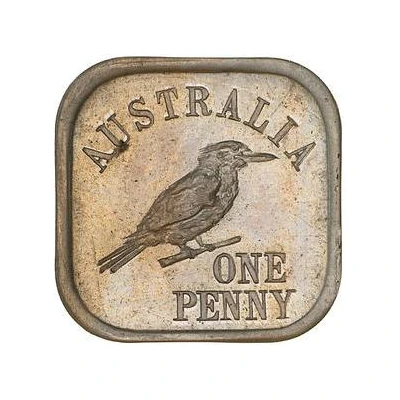 1 Penny - George V Kookaburra Pattern - Type back