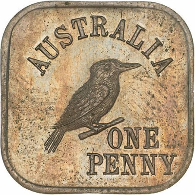 1 Penny - George V Kookaburra Pattern - Type back