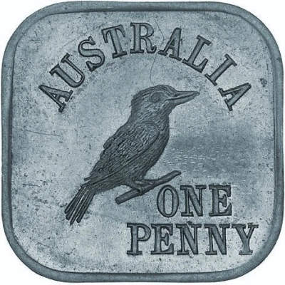 1 Penny - George V Kookaburra Pattern - Type 5a back