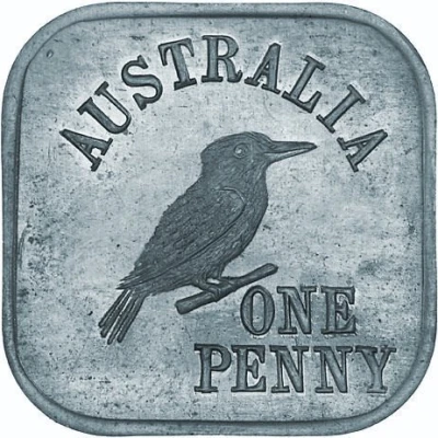 1 Penny - George V Kookaburra Pattern - Type 6a back