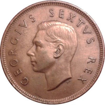 1 Penny - George VI SUID AFRIKA - SOUTH AFRICA front