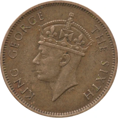 1 Penny - George VI Without "King and Emperor" front