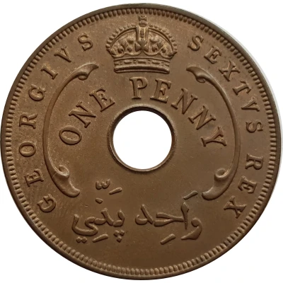 1 Penny - George VI front