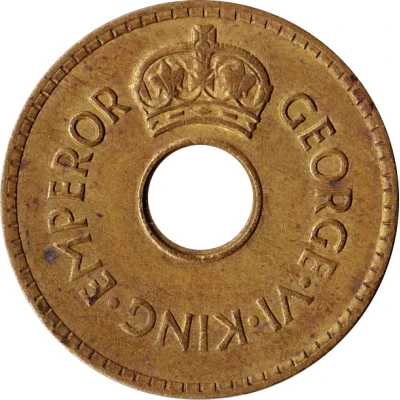 1 Penny - George VI front