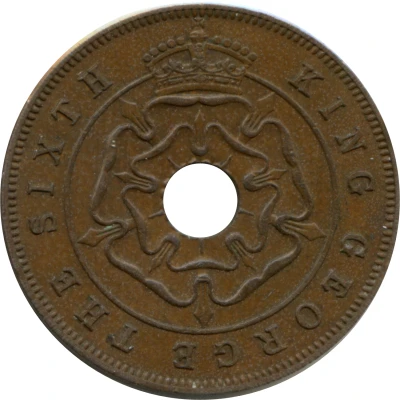 1 Penny - George VI front