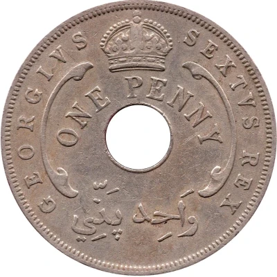 1 Penny - George VI front