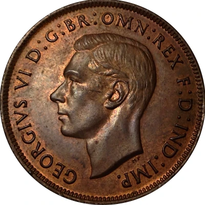 1 Penny - George VI front