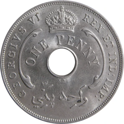 1 Penny - George VI front