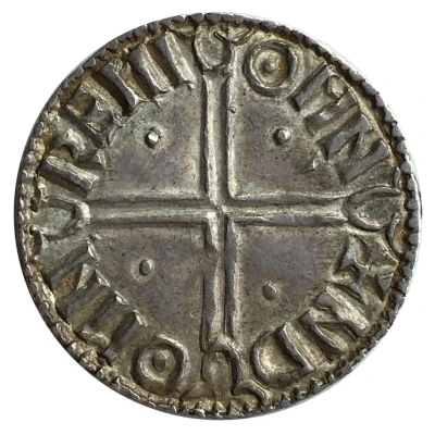 1 Penny In the name of Aethelred; Long cross back