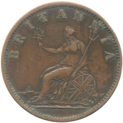 1 Penny - Iredale and Co. - Britannia (Sydney; New South Wales) ND back