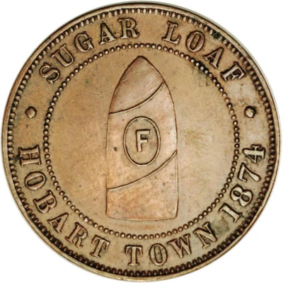 1 Penny - J. G. Fleming Hobart; Tasmania front