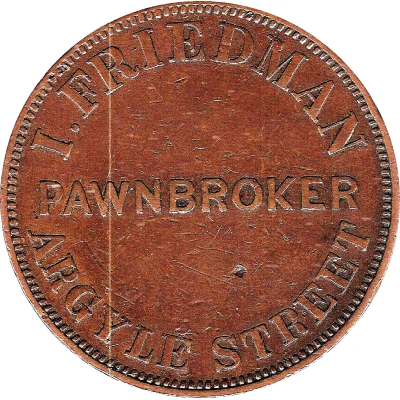 1 Penny - J. Mc Farlane Melbourne; Victoria ND back