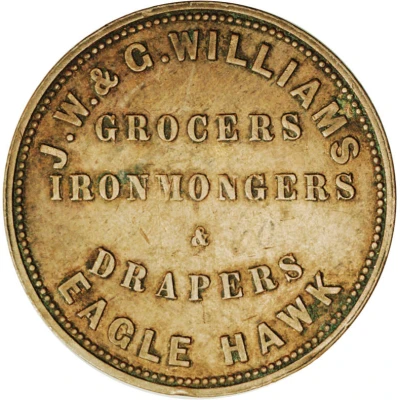 1 Penny - J. W. and G. Williams Eaglehawk; Victoria back