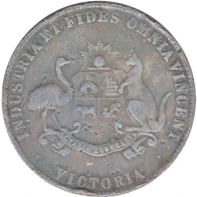 1 Penny - J.R. Grundy - BALLAARAT Ballarat; Victoria back