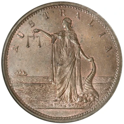 1 Penny - John Martin (Adelaide; South Australia) ND front