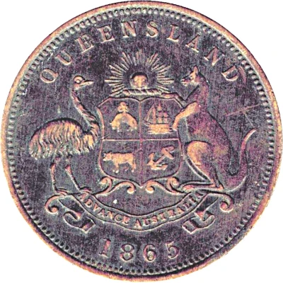 1 Penny - John Pettigrew and Co Ipswich, Queensland back