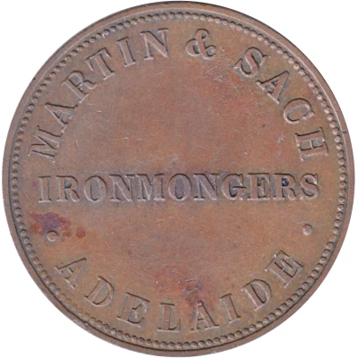 1 Penny - Martin and Sach Adelaide; South Australia ND front