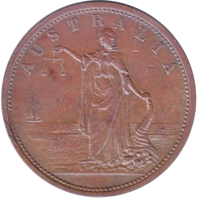 1 Penny - Martin and Sach Adelaide; South Australia ND back