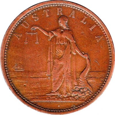 1 Penny - Martin and Sach Adelaide; South Australia ND front