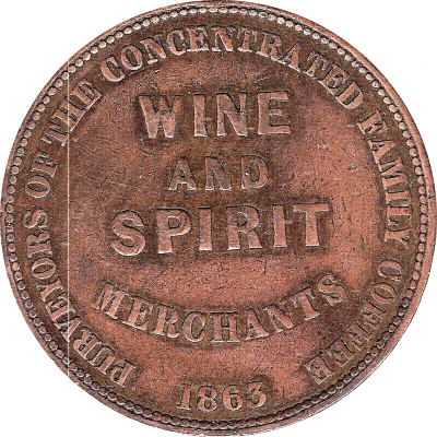 1 Penny - Metcalfe and Lloyd Sydney; New South Wales back