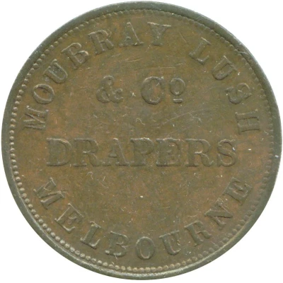 1 Penny - Moubray Lush & Co. Drapers - Melbourne; Victoria ND front