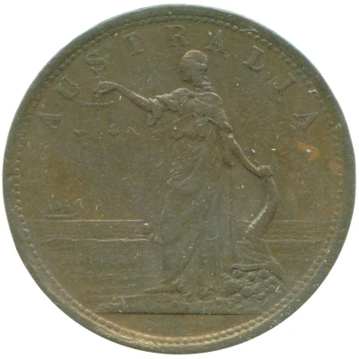 1 Penny - Moubray Lush & Co. Drapers - Melbourne; Victoria ND back