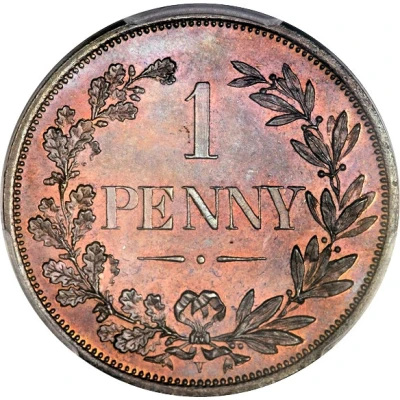 1 Penny Orange Free State back