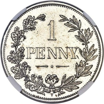 1 Penny Orange Free State back