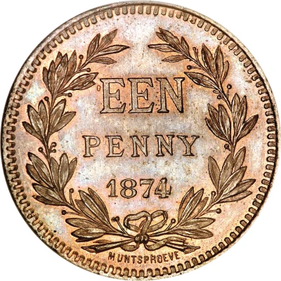 1 Penny Orange Free State back