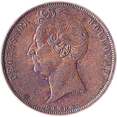 1 Penny - Professor Holloway London; England front