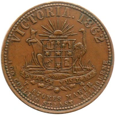 1 Penny - R. Grieve Eaglehawk, Victoria back