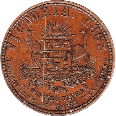 1 Penny - S. Deeble - Advance Victoria Melbourne; Victoria back