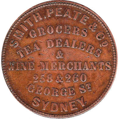 1 Penny - Smith, Peate and Co Sydney; New South Wales back