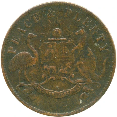 1 Penny - T.F. Merry and Co Toowoomba; Queensland ND back