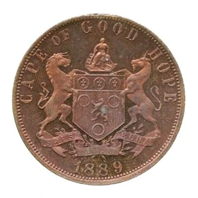 1 Penny - Victoria Cape of Good Hope; Thick Flan back