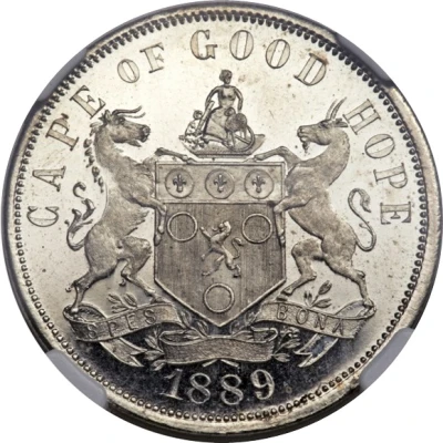 1 Penny - Victoria Cape of Good Hope back