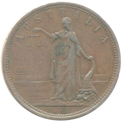 1 Penny - William Bateman - Importers Warrnambool, Victoria back