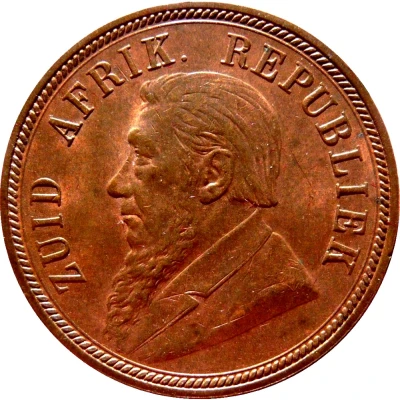 1 Penny Zuid Afrikaansche Republiek front