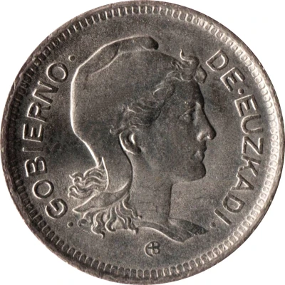 1 Peseta Euzkadi front