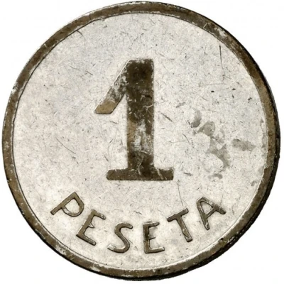 1 Peseta Ibi back