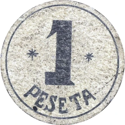 1 Peseta (Puig) ND back